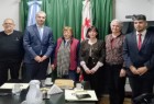 Embajador de Georgia visitó la UNLu y colaboró con trabajos de estudiantes de Comercio Internacional